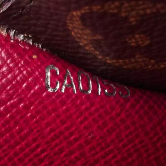 Louis Vuitton Fuchsia Epi Leather and Monogram Canvas Marie-Lou Long Wallet - Picture 9 of 10